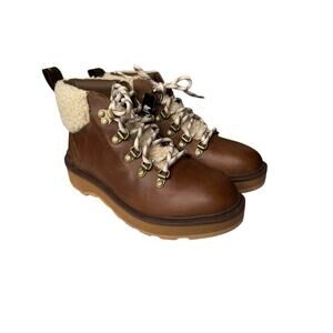 Sorel NEW Women’s Hi-Line Hiker Waterproof Cozy Boots Umber/Tawny Buff Size 6.5